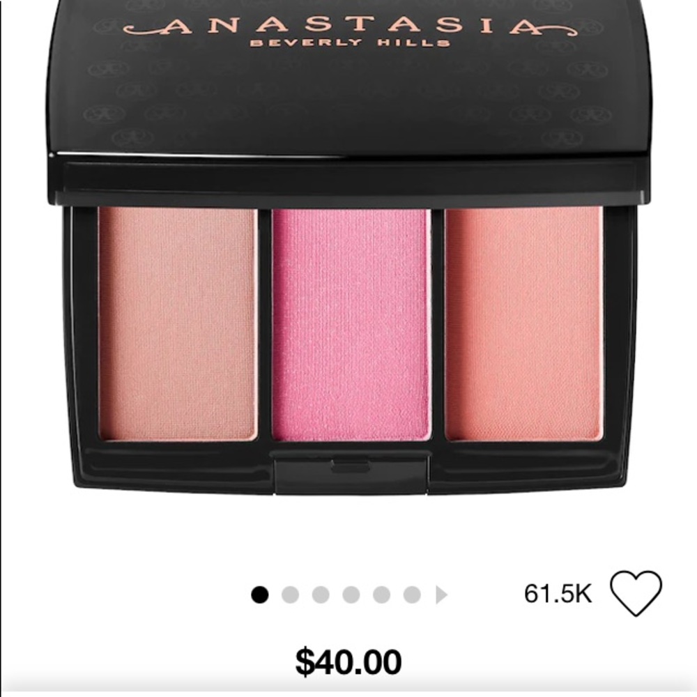 Brand new Anastasia blush trio